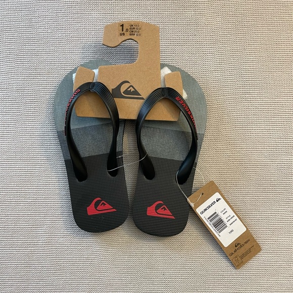 QUIKSILVER Flip Flops, NWT - Picture 5 of 6